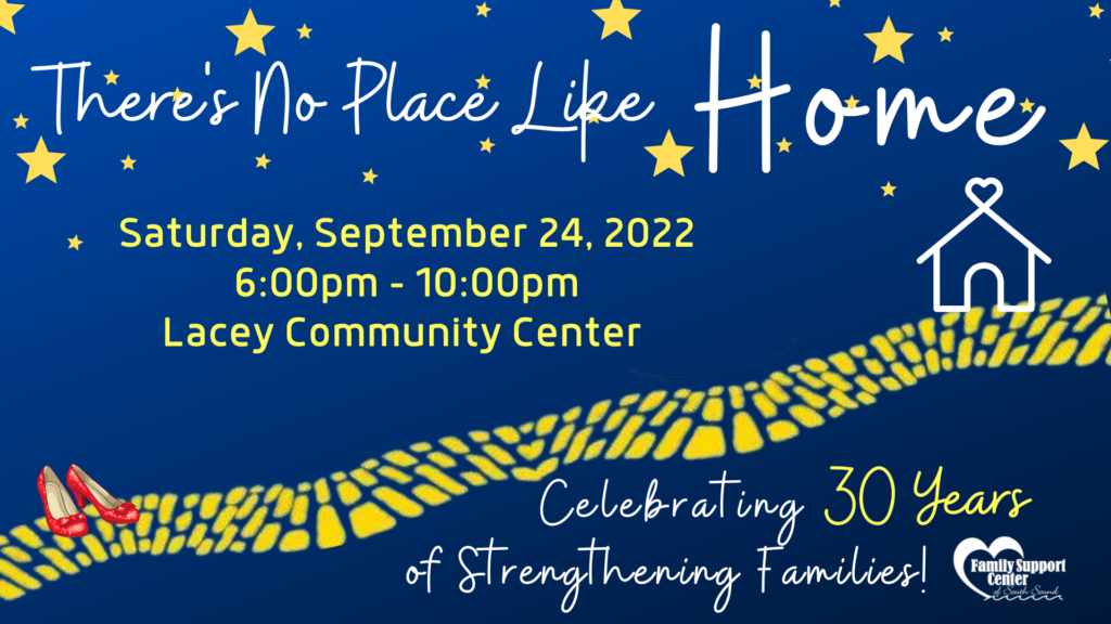 There's No Place Like Home Event Graphic