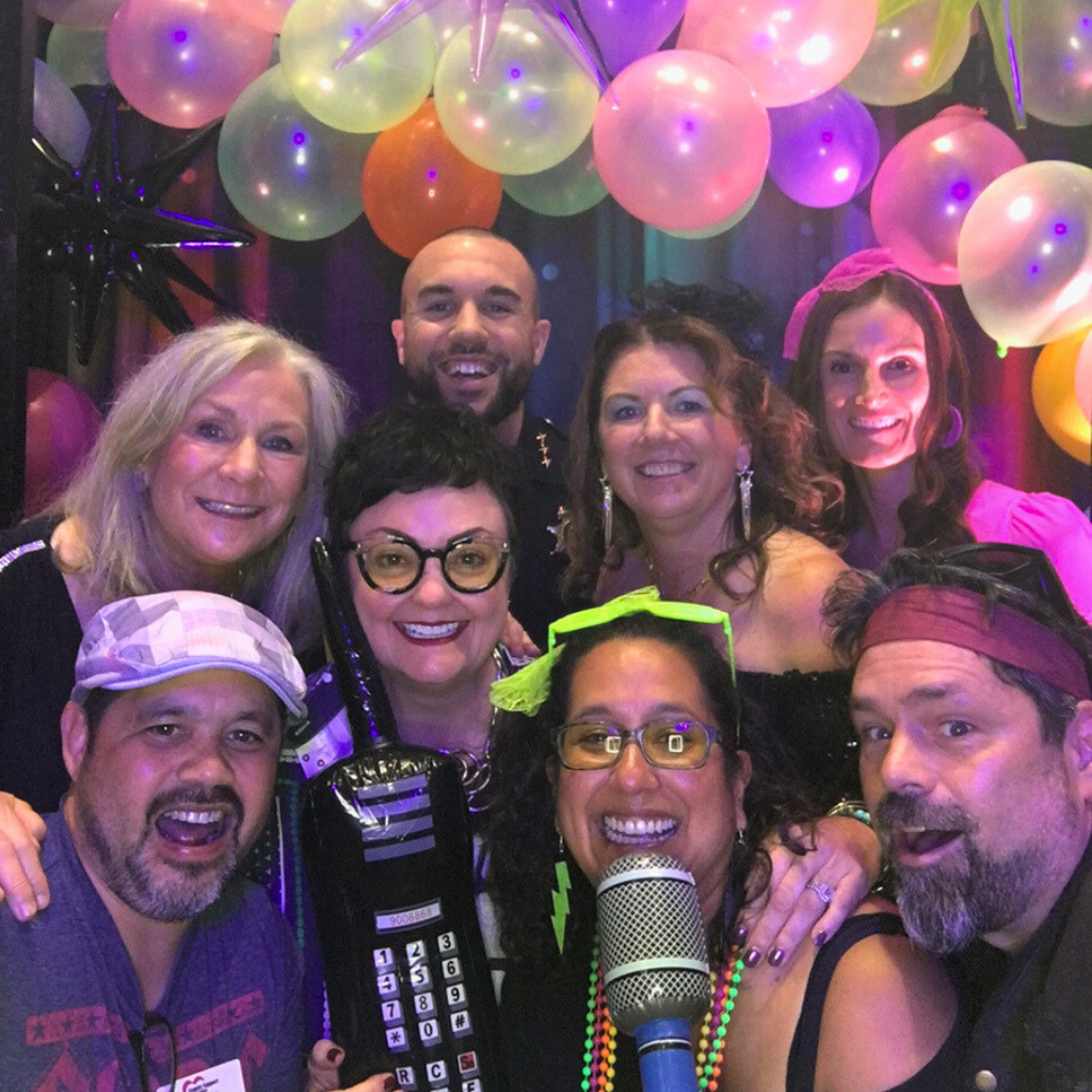 Photo booth selfie including some of FSC Board Members.